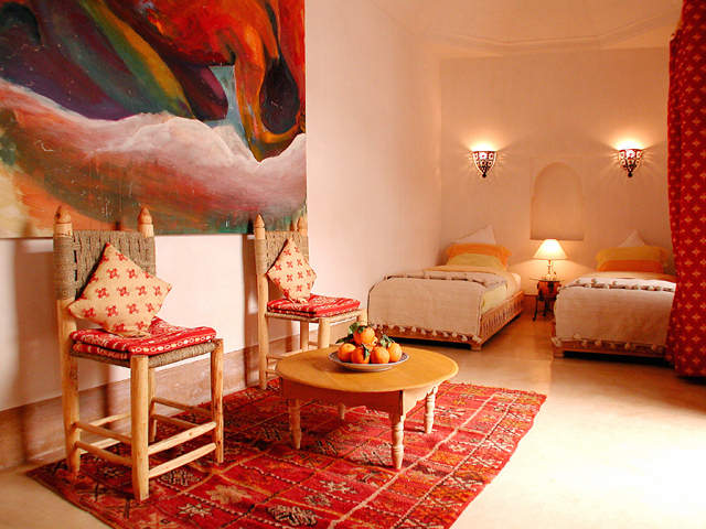 Chambre riad à Marrakech