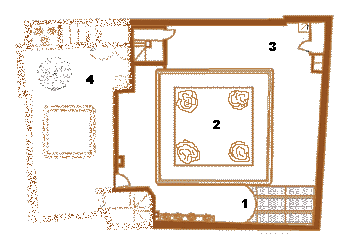 plan terrasse de riad